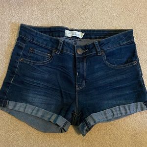 Dark wash Jean shorts